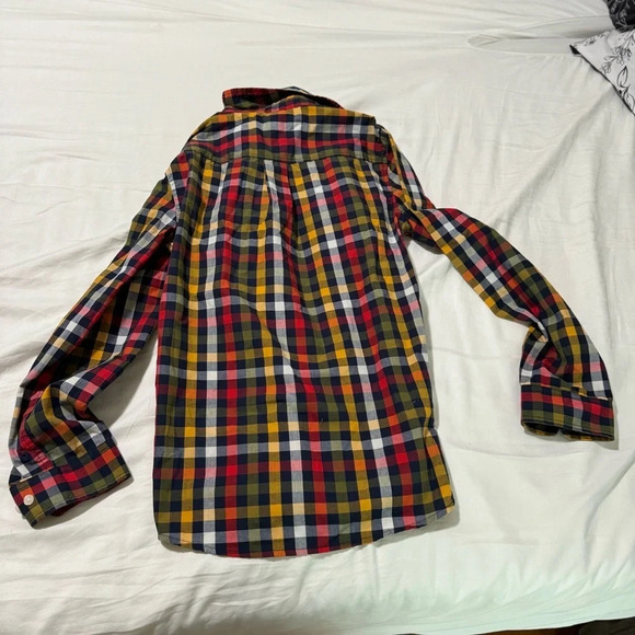 US Polo Assn Boys Size XL Flannel Button Up Long Sleeve Shirt - Picture 3 of 5